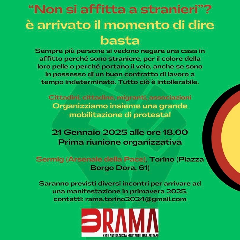 Non si affitta a stranieri?