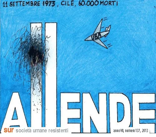 Lotta cilena contro il golpe di 40 anni fa